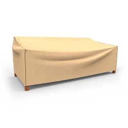 Budge Chelsea Outdoor Patio Sofa Cover, Extra Large  (Tan)