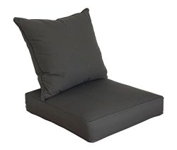 [SewKer] Indoor/Outdoor Patio Deep Seat Cushion Set Simple Modern Grey 3605