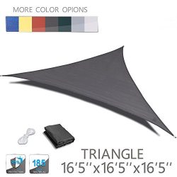 LOVE STORY 16’5” x 16’5” x 16’5” Triangle Charcoal UV Block  ...