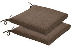 Bossima Indoor/Outdoor Coffee Seat Pad, Set of 2