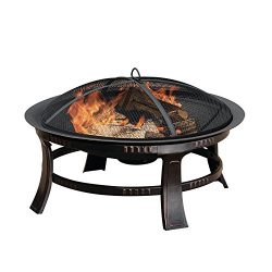 Pleasant Hearth Brant Round Fire Pit, 30-Inch