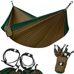 Legit Camping – Double Hammock – Lightweight Parachute Portable Hammocks for Hiking  ...