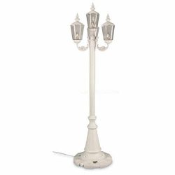 Cambridge 00441 Four Lantern White Patio Lamp 85-inches Tall