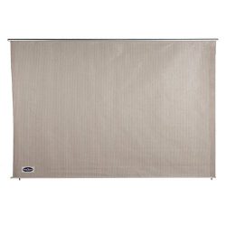 Cool Area Exterior Roller Shade Sunshade Blinds 8′ x 6′ for Patio Pergola Porch, Sesame