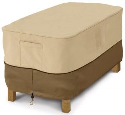 Classic Accessories Veranda Patio Coffee Table Cover – Durable and Water Resistant Outdoor ...