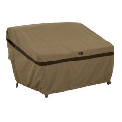 Classic Accessories Hickory Heavy Duty Patio Sofa/Loveseat Cover – Durable and Water Resis ...