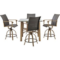 Hanover Hermosa 5 Piece High Dining Set