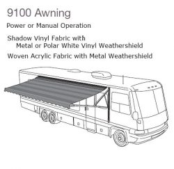 Dometic 915NS16.000B 9100 Power Patio Awning