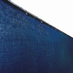 ALEKO 6 x 25 Feet Blue Fence Privacy Screen Outdoor Backyard Fencing Privacy Windscreen Shade Co ...