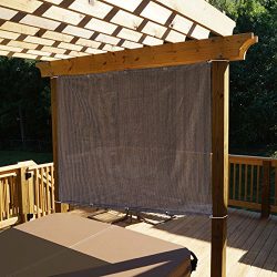 Alion Home Sun Shade Panel Privacy Screen with Grommets on 4 Sides for Outdoor, Patio, Awning, W ...