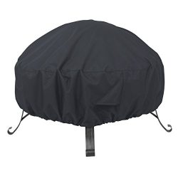 AmazonBasics Round Patio Fire Pit Cover – 44″, Black