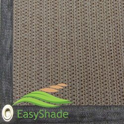 EasyShade 95% Heavy Duty Beige Sunblock Shade Cloth Taped and Grommets UV (13 x 14)