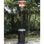 60368 – Fire Sense – 46,000 BTU Stainless Steel & Black Commercial Patio Heater