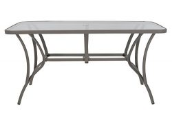 Cosco Outdoor Living 88646BGPE Paloma Dining Table, Light, Gray