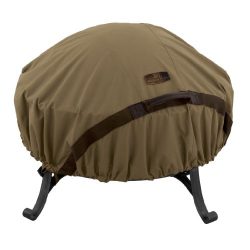 Classic Accessories Hickory Heavy Duty Round Fire Pit Cover – Durable and Water Resistant  ...