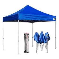 Eurmax 10×10 ft Commercial Ez Pop Up Canopy Party Tent Outdoor Instant Shelter Portable Fol ...