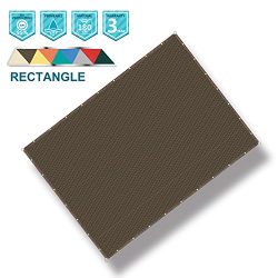 SoLGear Straight Edge Rectangle 12’x24′ Sun Shade Sail for Pergola Patio Gazebo Pool ...