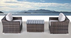 Century Modern Outdoor Marina Collection Patio Furniture Sofa Garden, Sectional Furniture Set Re ...