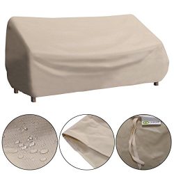 Waterproof High Back Patio Three-seats Sofa Cover Outdoor Furniture Protection