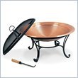 Asia Direct – Venice Copper Finish Fire Pit – Polished Copper – Polished Copper