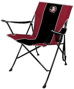 NCAA Portable Folding Tailgate Chair with Cup Holder and Carrying Case