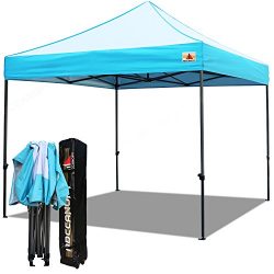 ABCCANOPY Pop Up Canopy 10 X 10-feet Commercial Instant Canopy Kit Ez Pop up canopy,Bonus Carryi ...