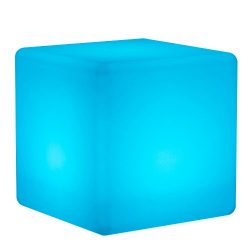 Mr.Go 14-inch 35cm Rechargeable LED Color Cube Light With Remote Control Magic RGB Color Changin ...