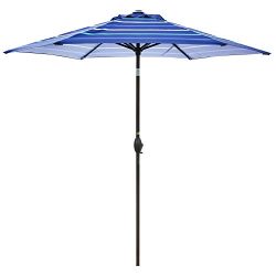 Abba Patio 9-Feet Patio Umbrella Outdoor Table Market Umbrella with Push Button Tilt and Crank,  ...