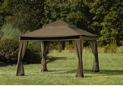 10 x 10 portable pop up Gazebo Canopy / Mosquito Netting