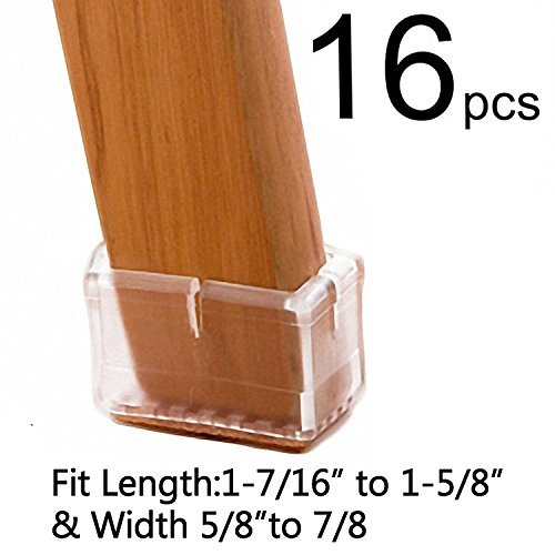 LimBridge Chair Leg Wood Floor Protectors, Chair Feet Glides Furniture