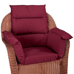 Pressure Reducing Chair Cushion, Burgundy – Wheelchair, armchair, patio chair cushion – Generous ...