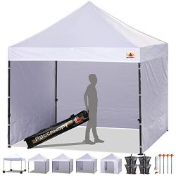 ABCCANOPY 18+Colors 8ft by 8ft Ez Pop up Canopy Tent Commercial Instant Gazebos with 4 Removable ...