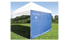 ezShade 10’x10′ Straight Leg Canopy Sidewall -Blocks 99% UVA/UVB Keeps You Cooler, D ...