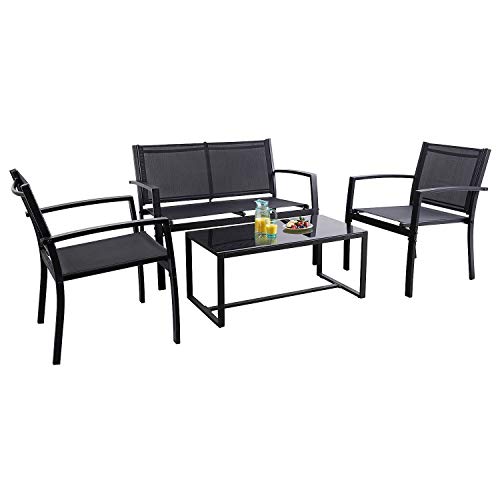 Flamaker 4 Pieces Patio Furniture Outdoor furniture ...