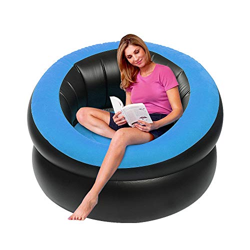 LetsFunny Inflatable Lounge Chair, Portable Inflatable Sofa Camping