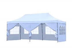 HYD-Parts Outdoor Patio 10×20 Ft Pop up Canopy Party Wedding Gazebo Tent (10×20 Ft （0 ...