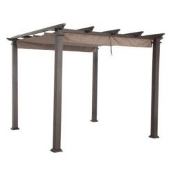 Garden Winds Replacement Canopy Top Cover for Hampton Bay 9Ft Pergola – Sunbrella