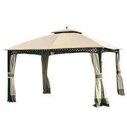 Garden Winds Replacement Canopy for The Windsor Gazebo – Standard 350 – Beige