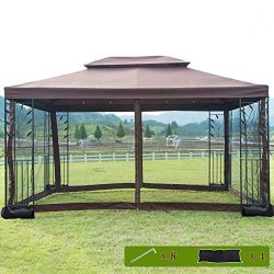 FDW Canopy Tent Grill Gazebo for Patio Outdoor Canopy Patio Canopy Outdoor Gazebo Patio Gazebo G ...